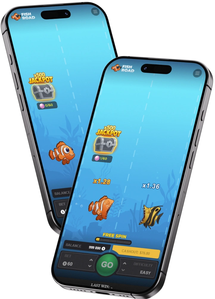 Aplikasi Seluler Fish Road.